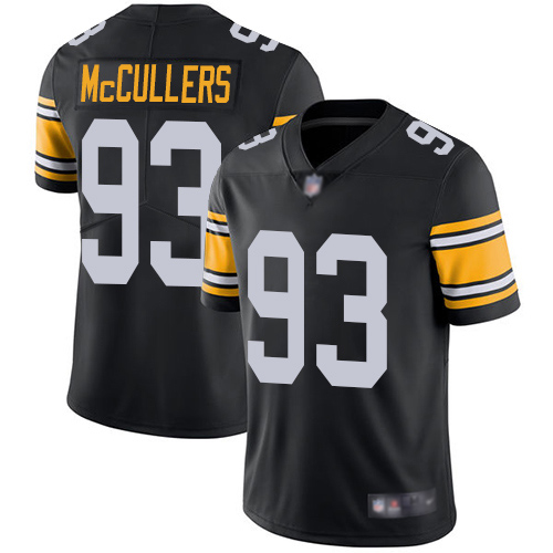 Men Pittsburgh Steelers Football #93 Limited Black Dan McCullers Alternate Vapor Untouchable Nike NFL Jersey->pittsburgh steelers->NFL Jersey